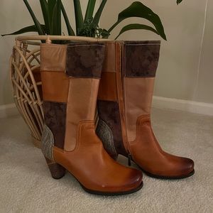 Brand new never worn size 10 leather boots